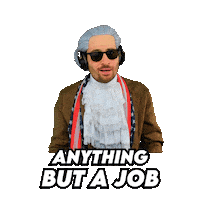 Get A Job Sticker