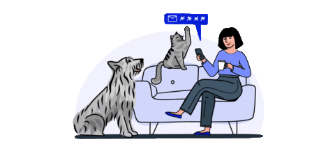 Cat Dog Sticker by RentCheck Property Inspections