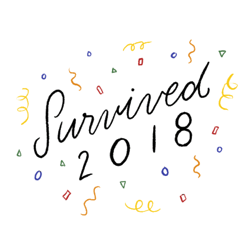celebrate new year Sticker by Femfetti