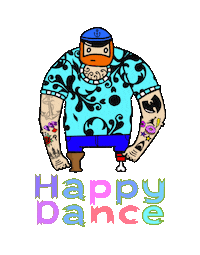 trp613 happy happy dance happydance trp613 Sticker