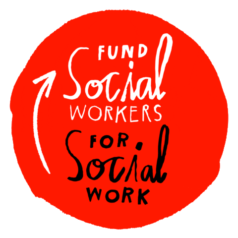 EstudioZavala giphyupload social work defund the police defundthepolice Sticker