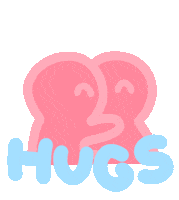 I Love You Hug Sticker by Ai and Aiko
