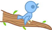 bird Sticker by Shiny bear