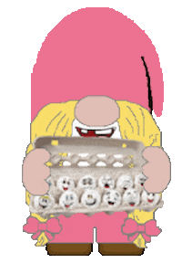 Eggs Gnome Sticker