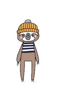 vonhandmitherz sloth picapauyan vonhandmitherz Sticker