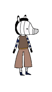 vonhandmitherz zebra vonhandmitherz picapauyn Sticker