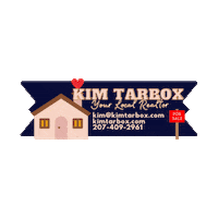 For Sale Home Sticker by Kim Tarbox, Realtor at Maine Life Real Estate brokered by eXp