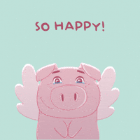 Excited Happy Tears GIF by PositivelyPigasus