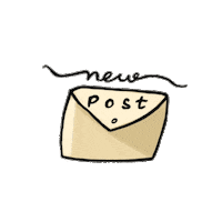 Heart Post Sticker