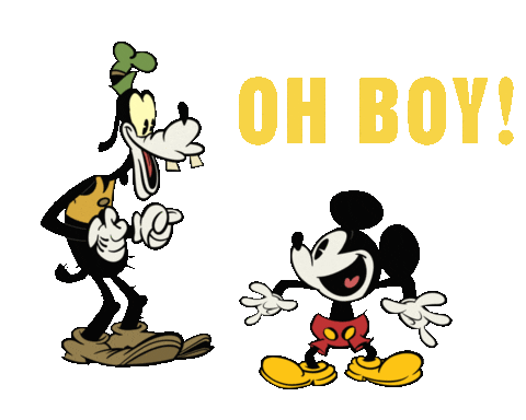 Happy Best Friends Sticker by Mickey Mouse