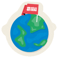 sulformas earth eco planeta terra Sticker