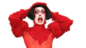 Scared Drag Queen Sticker by Drag Race España