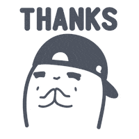 Halloween Thanks Sticker