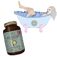 Wellness Bath Sticker by Nutripa