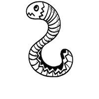 olcaytoibili jump doodle draw snake Sticker