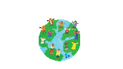 Globe Connect Sticker by Aliansi Sakti
