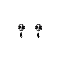 sarawired glam burlesque pasties tassels Sticker