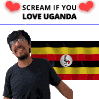 Uganda Flag Sticker