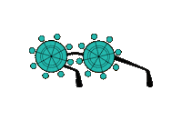 block party sunglasses Sticker by Martin Williams