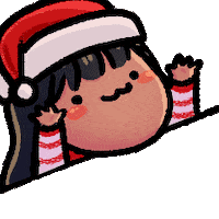Excited Christmas Sticker