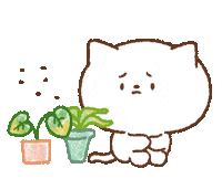 Sad Plant Sticker