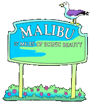 Los Angeles Beach Sticker by Broad Street Oyster Co