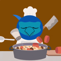 Blue Footed Booby Cooking GIF by BoobiesNFT