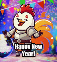 Happy New Year Party GIF by Zorooster