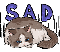 Sad Face Sticker