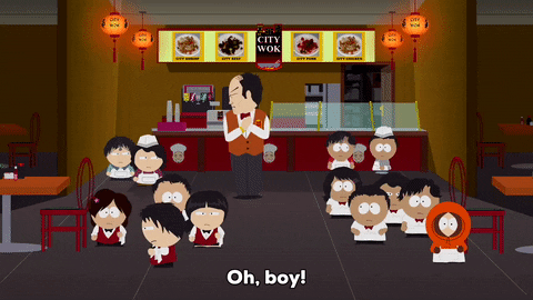kenny mccormick tuong lu kim GIF by South Park 