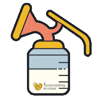 Borstvoedingenmeer borstvoeding kolven kraamtijd borstvoedingsmama Sticker