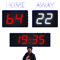 22 Away Sticker