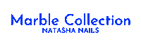 Blue White Collection Sticker by NATASHA NAILS