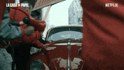 La Casa De Papel Car GIF by NETFLIX