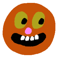 kbillustration smile face weird eyes Sticker