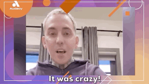 It Was Crazy Check In GIF by Audacy