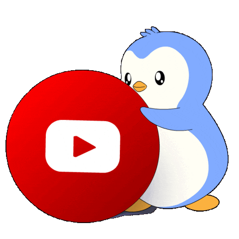 Watching Youtube Sticker by Pudgy Penguins