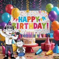 Happy Birthday GIF by Zhot