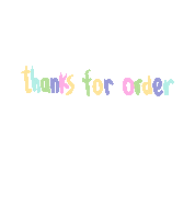 Order Thank You Sticker