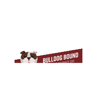 Bulldog Bound Sticker by University of Redlands