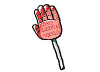 Hand Lollipop Sticker by Muffi Hölle