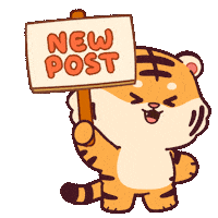 Confused New Post Sticker