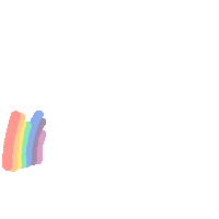 Rainy Day Rainbow Sticker