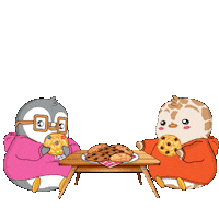 Penguin Snack Sticker by Pudgy Penguins