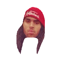 chris brown STICKER by imoji
