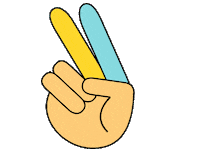 fingers crossed STICKER