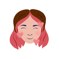 In Love Corazon Sticker