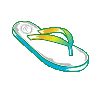 cervpresidente summer verano playa chancleta Sticker