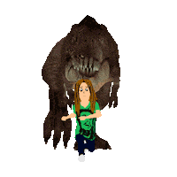 Jurassic Park 3D Sticker