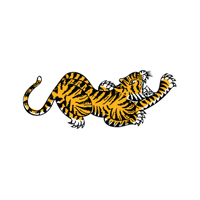 Paintball Tiger Mascot Sticker by Tigerwear